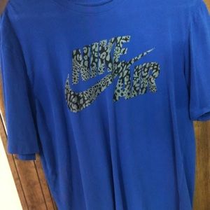 Large Blue Nike T Shirt